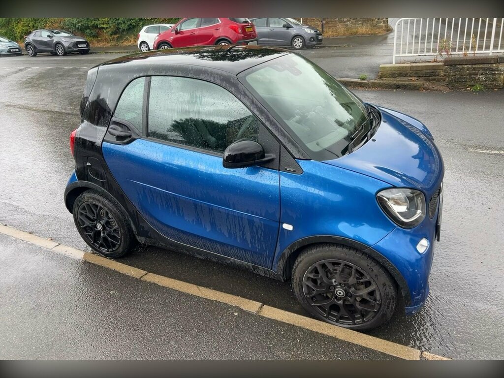 Smart Fortwo 0.9T Prime Sport Premium Plus Twinamic Euro 6 S Blue