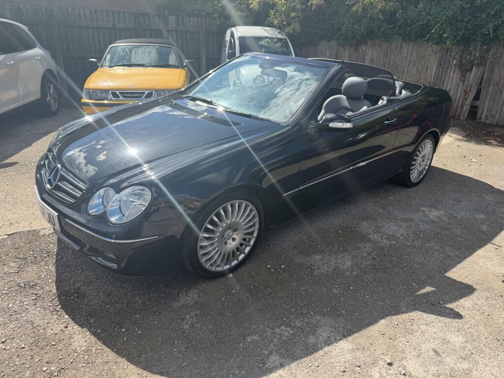 Mercedes-Benz CLK 3.5 Clk350 Avantgarde Cabriolet 7G-tronic Black #2