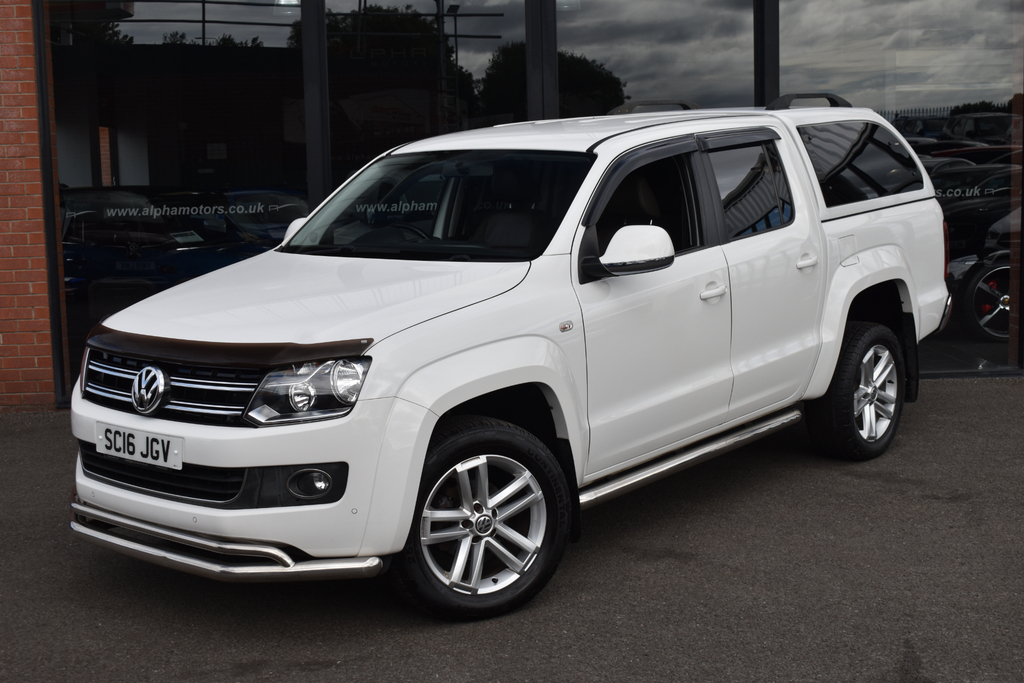 Volkswagen Amarok 2.0 Bitdi Bluemotion Tech Highline Pickup Double C White #3