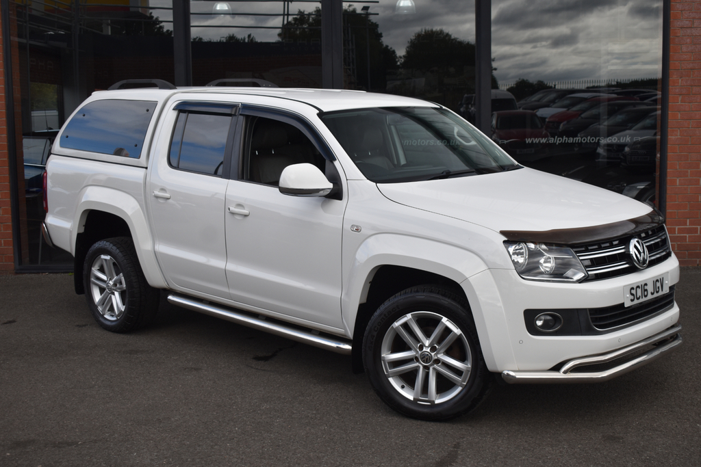 Volkswagen Amarok 2.0 Bitdi Bluemotion Tech Highline Pickup Double C White