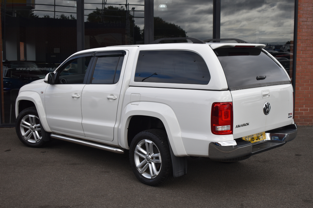 Volkswagen Amarok 2.0 Bitdi Bluemotion Tech Highline Pickup Double C White #2