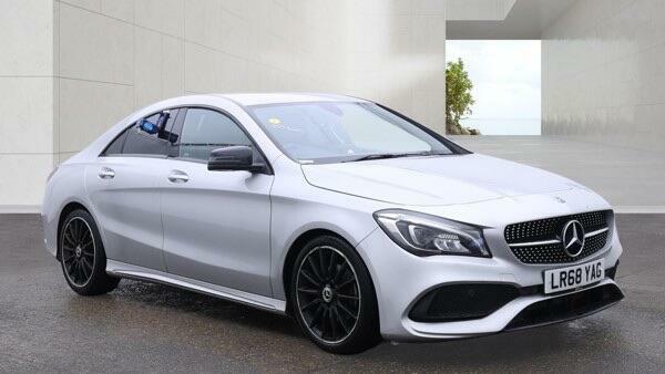 Mercedes-Benz CLA Class Amg Line Night Edition Silver #3