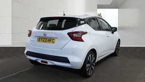 Nissan Micra Tekna White #2