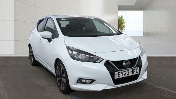 Nissan Micra Tekna White #5