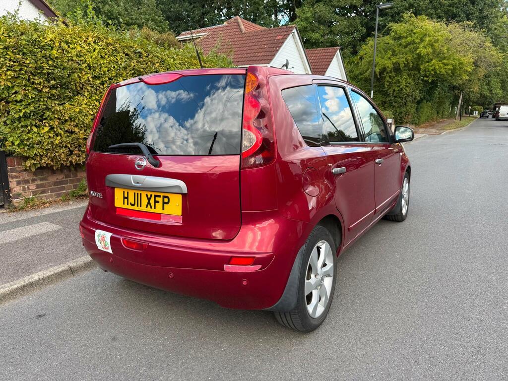 Nissan Note 1.6 16V Tekna Euro 5 Red #6