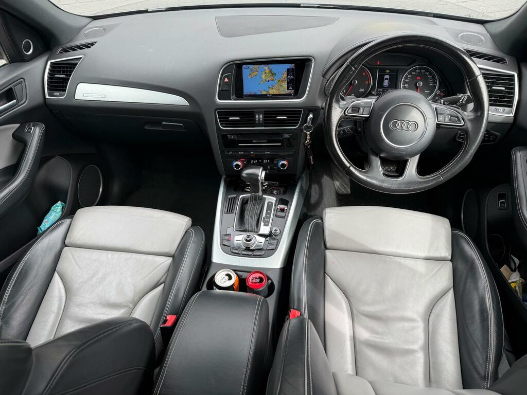 Audi Q5 2.0 Tdi S Line Plus Quattro Euro 5 Ss White #9