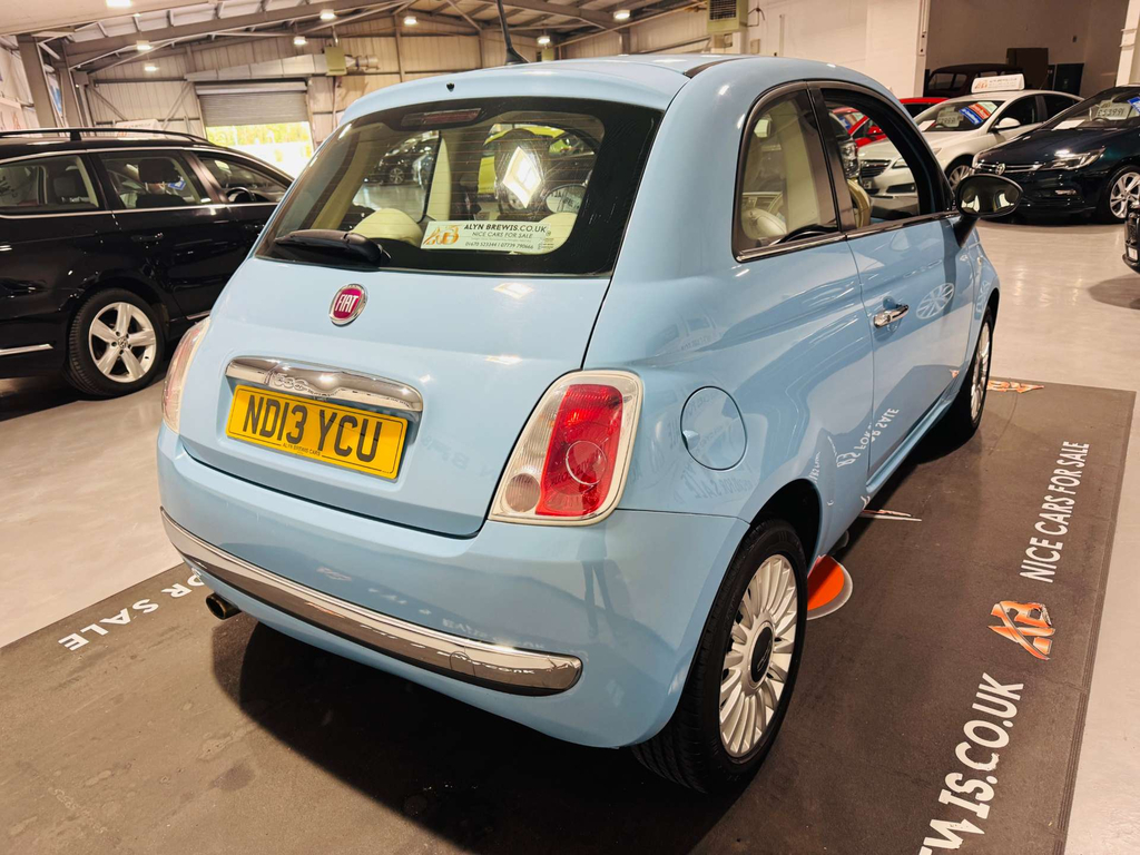 Fiat 500 Lounge Rhd Blue #3