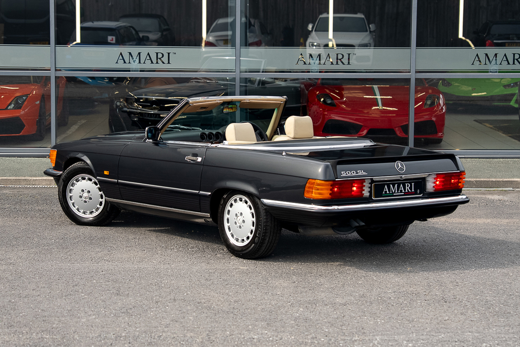 Mercedes-Benz SL Class V8 R107 Blue #5