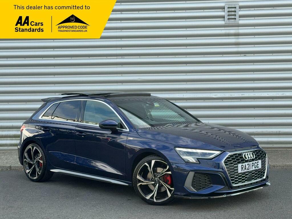Audi A3 Hatchback 1.5 Tfsi 35 S Line Sportback S Tronic Eu Blue