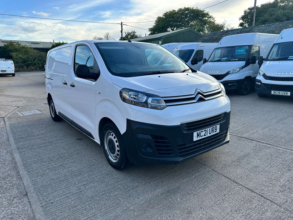 Citroen Dispatch Bluehdi 1000 Enterprise M Panel Van White #2