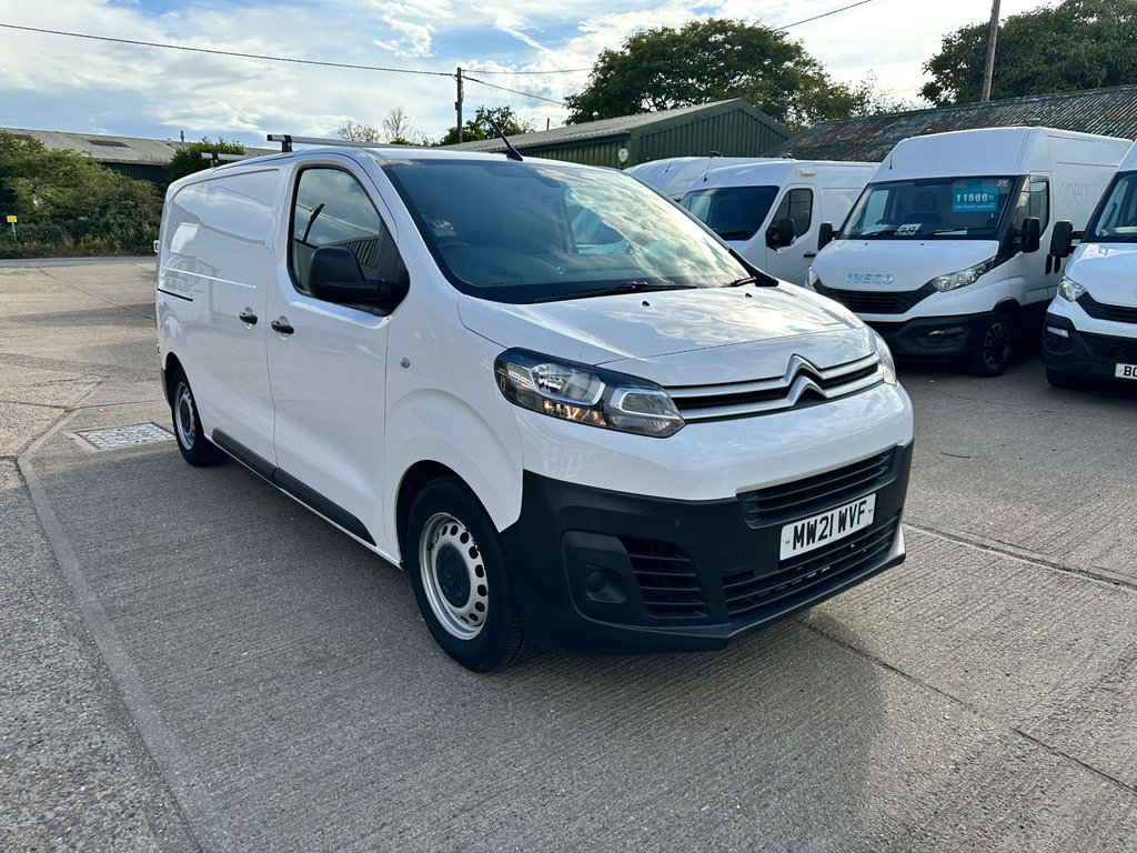 Citroen Dispatch Bluehdi 1000 Enterprise M Panel Van White #2