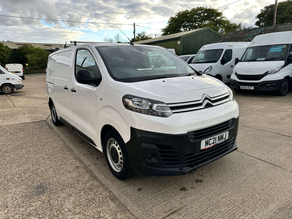 Citroen Dispatch Bluehdi 1000 Enterprise M Panel Van White #2