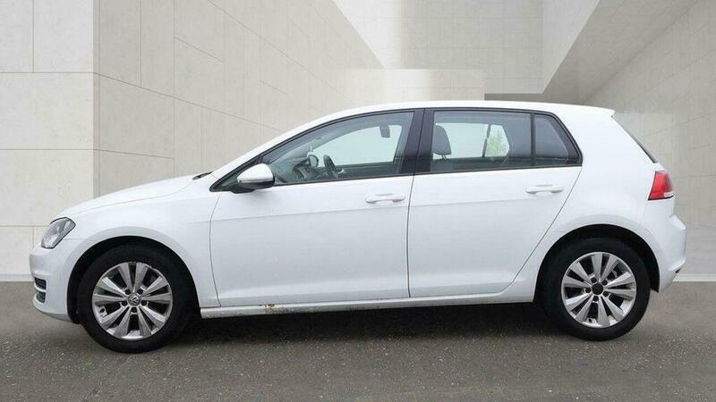 Volkswagen Golf 1.6 Tdi Bluemotion Tech White #6