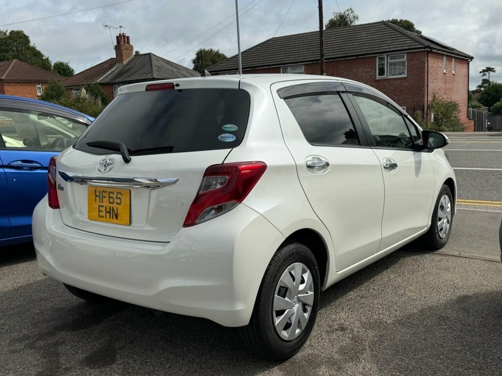 Toyota Vitz Hatchback White #4