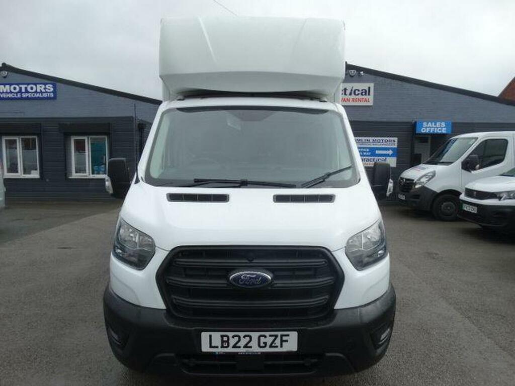 Ford Transit Custom 2.0Ecoblue L4 Xlwb Chassis Luton Rwd Eu6 2022 LB22GZF White #2