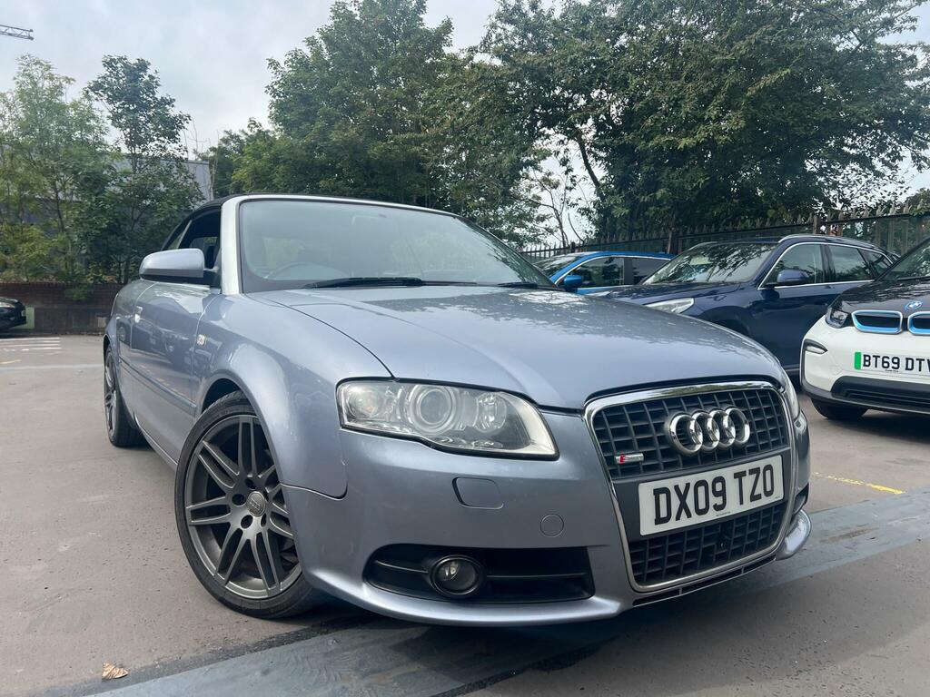 Audi A4 Cabriolet 2.0 Tdi S Line Silver