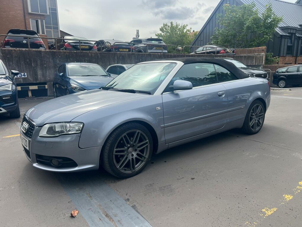 Audi A4 Cabriolet 2.0 Tdi S Line Silver #5