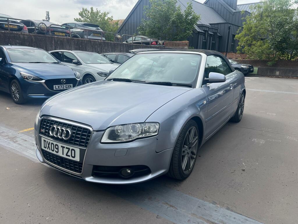 Audi A4 Cabriolet 2.0 Tdi S Line Silver #3