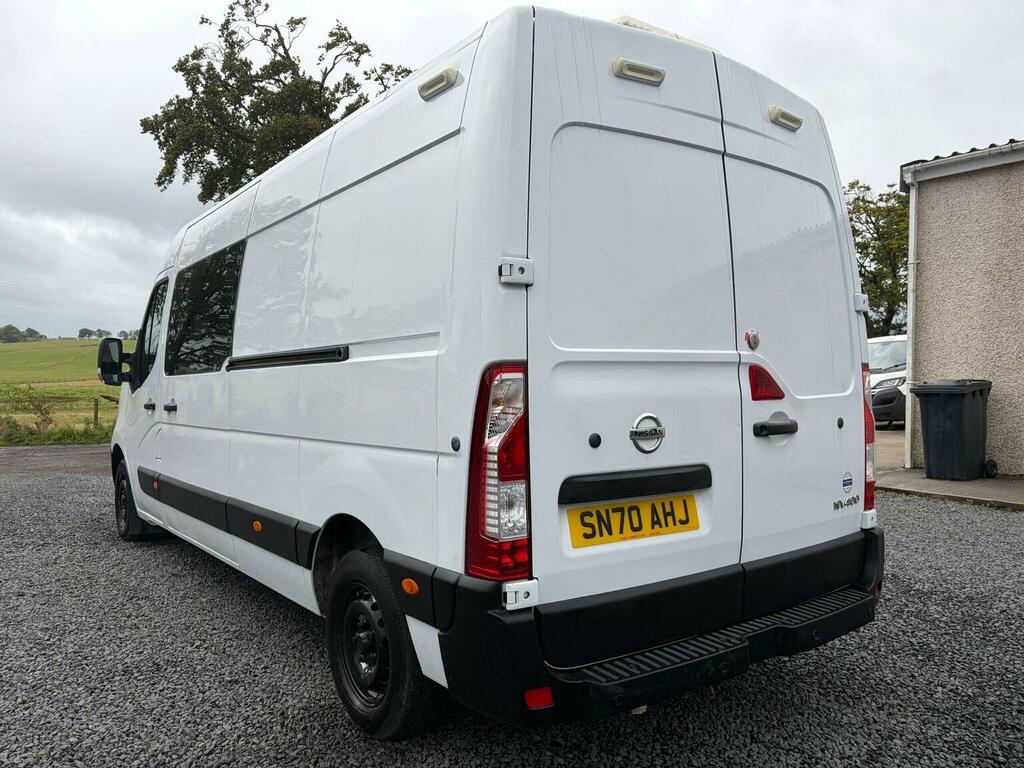 Nissan NV400 Panel Van 2.3 Dci 35 Tekna Crew Van Fwd L3 H2 Euro White #4