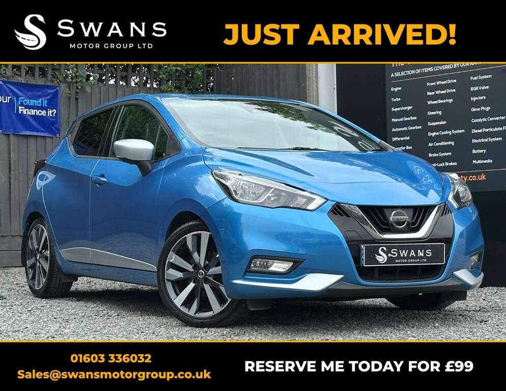 Nissan Micra Hatchback 0.9 Ig-t N-connecta Hatchback Blue