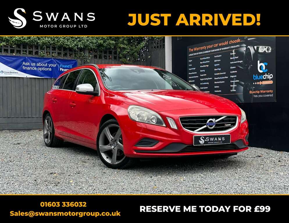 Volvo V60 Estate 1.6 D2 R-design Estate Eu Red