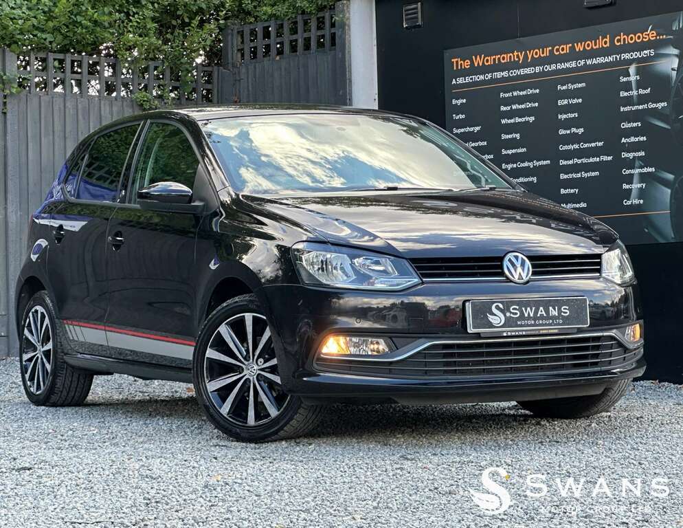 Volkswagen Polo Hatchback 1.0 Bluemotion Tech Beats Hatchback AU17YEV Black #5