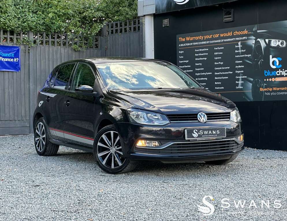 Volkswagen Polo Hatchback 1.0 Bluemotion Tech Beats Hatchback AU17YEV Black #4