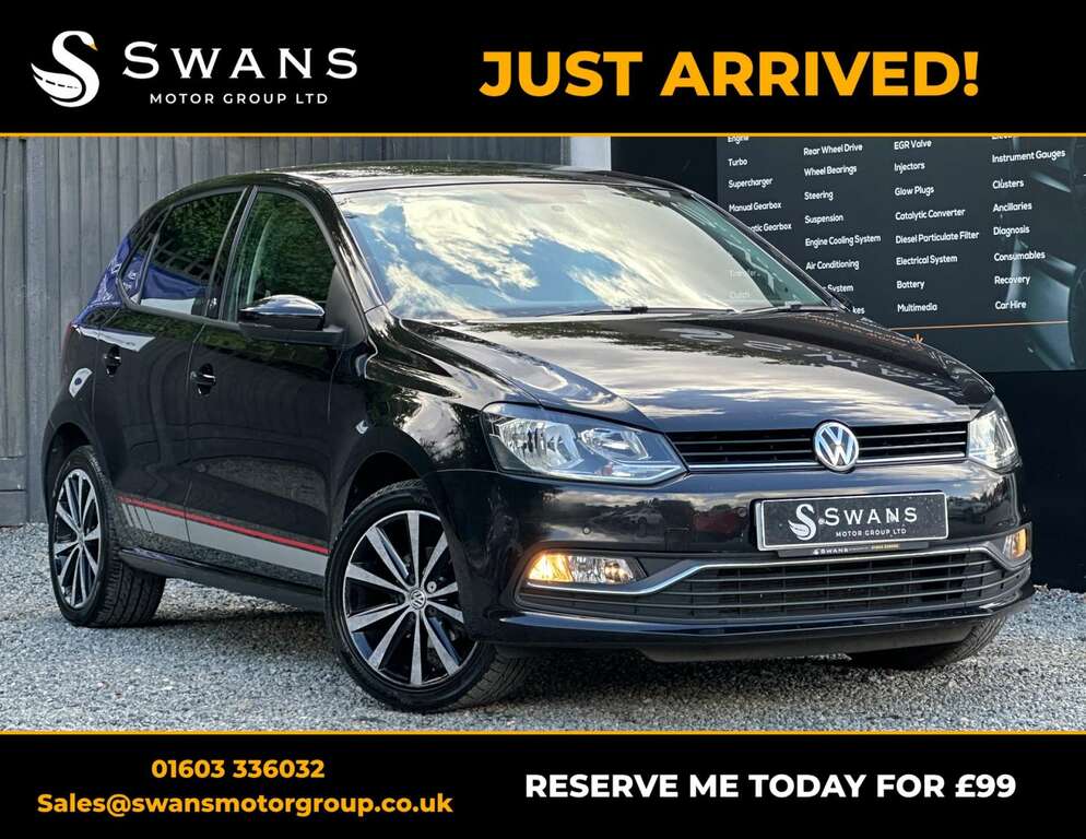 Volkswagen Polo Hatchback 1.0 Bluemotion Tech Beats Hatchback AU17YEV Black