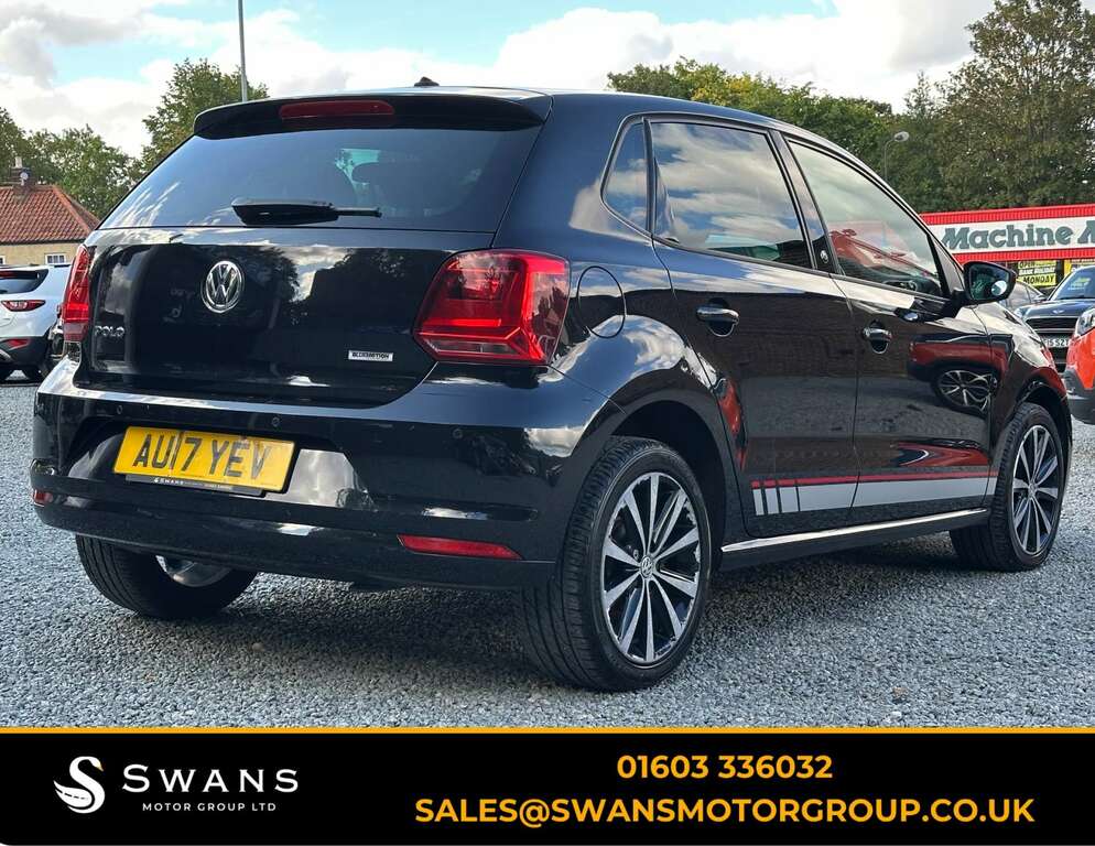 Volkswagen Polo Hatchback 1.0 Bluemotion Tech Beats Hatchback AU17YEV Black #3