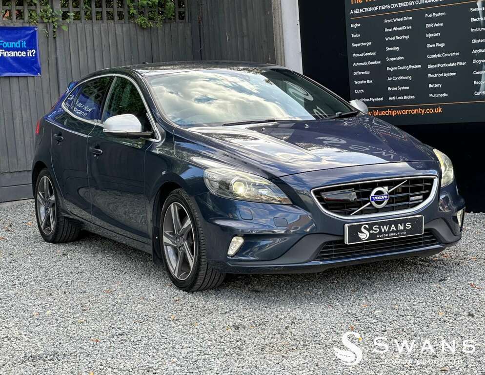 Volvo V40 1.6 T4 R-design Lux Nav Hatchback Power Blue #6