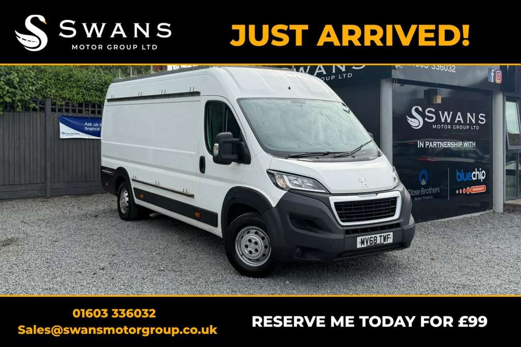 Peugeot Boxer Panel Van White #1