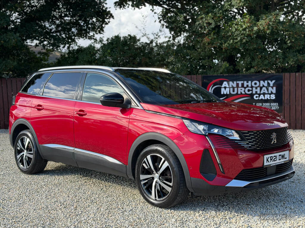 Peugeot 5008 1.5 Bluehdi Gt Eat8 Red