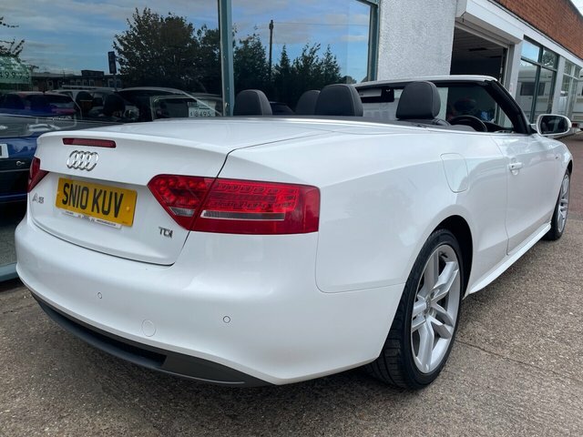 Audi A5 2.0 Tdi S Line Convertible Euro White #4
