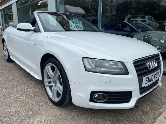 Audi A5 2.0 Tdi S Line Convertible Euro White