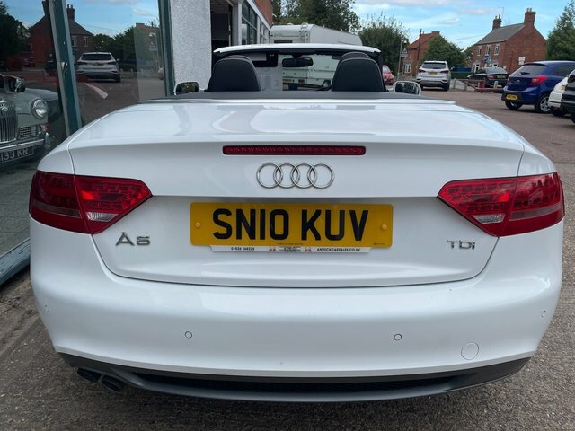 Audi A5 2.0 Tdi S Line Convertible Euro White #5