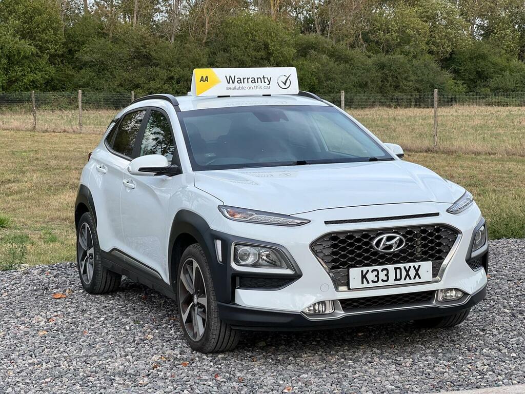 Hyundai Kona 1.0 T-gdi Blue Drive Premium Euro 6 Ss White #4