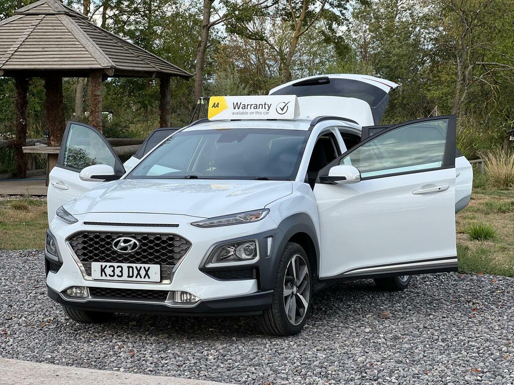 Hyundai Kona 1.0 T-gdi Blue Drive Premium Euro 6 Ss White #6