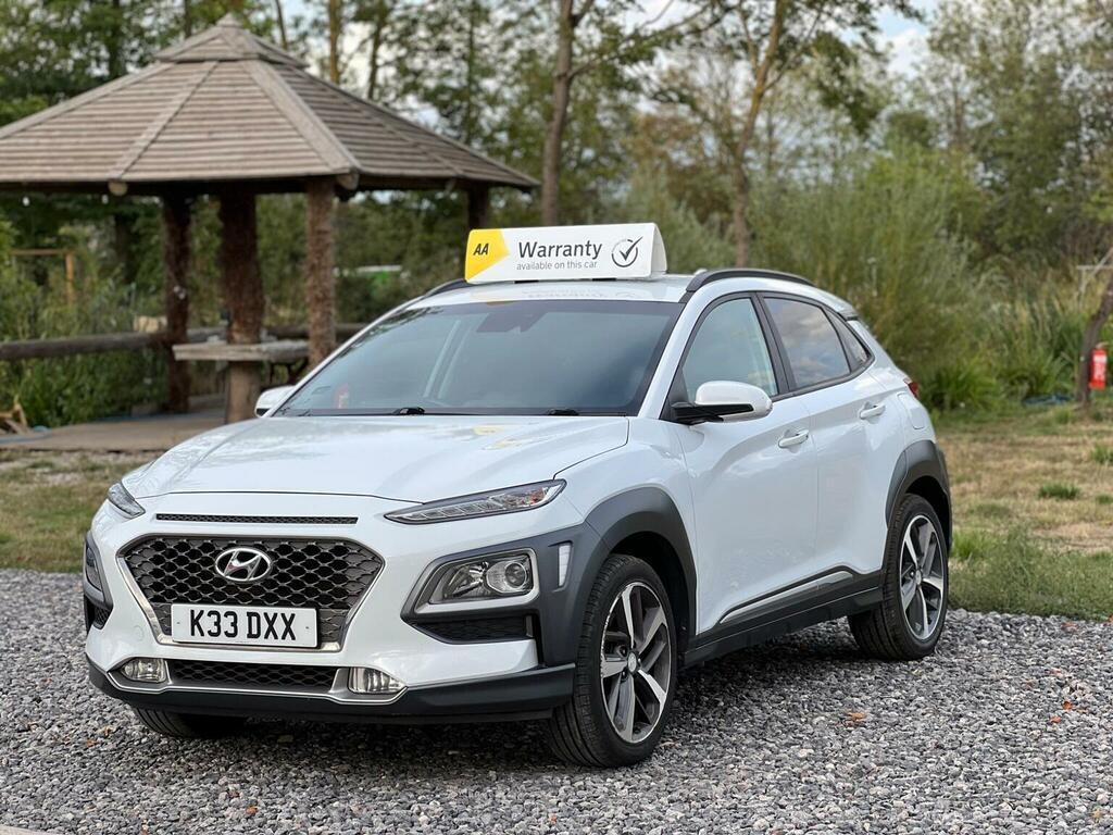 Hyundai Kona 1.0 T-gdi Blue Drive Premium Euro 6 Ss White #2