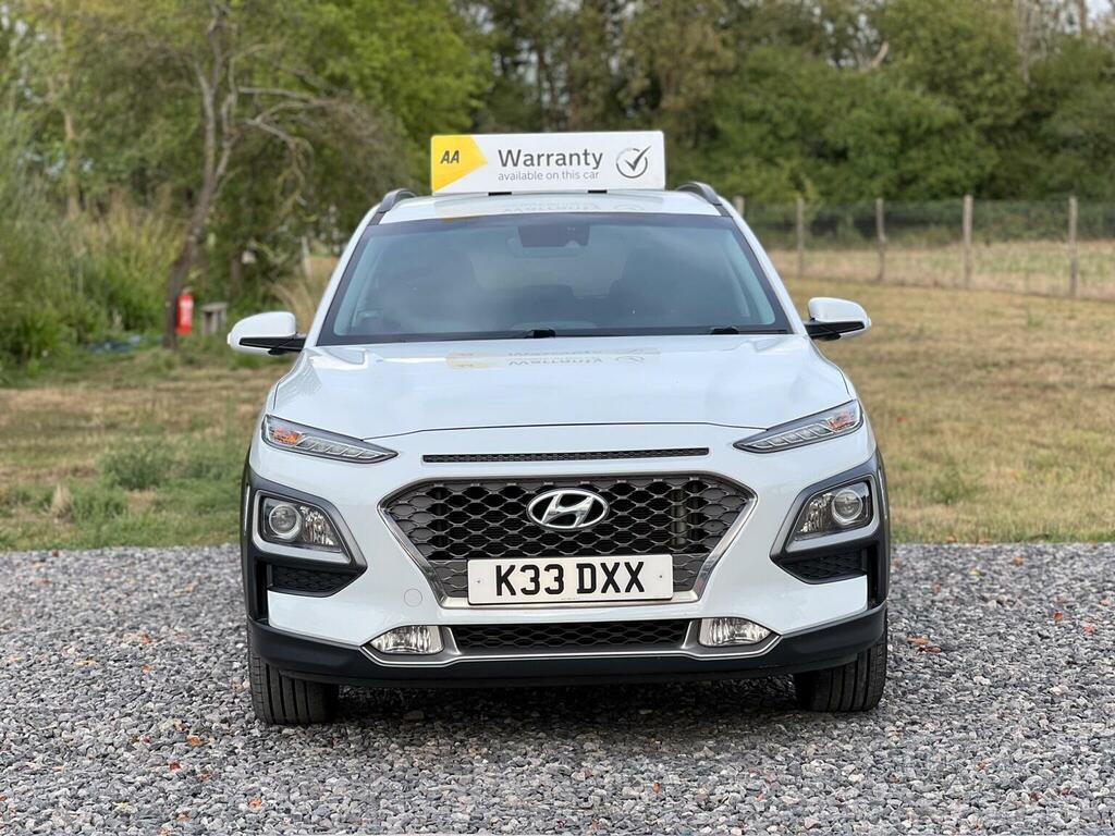Hyundai Kona 1.0 T-gdi Blue Drive Premium Euro 6 Ss White #3