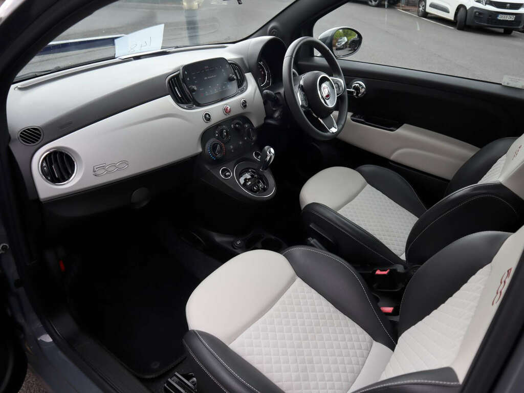 Fiat 500 Hatchback White #16