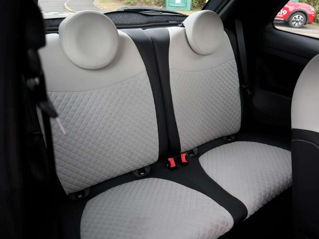 Fiat 500 Hatchback White #12