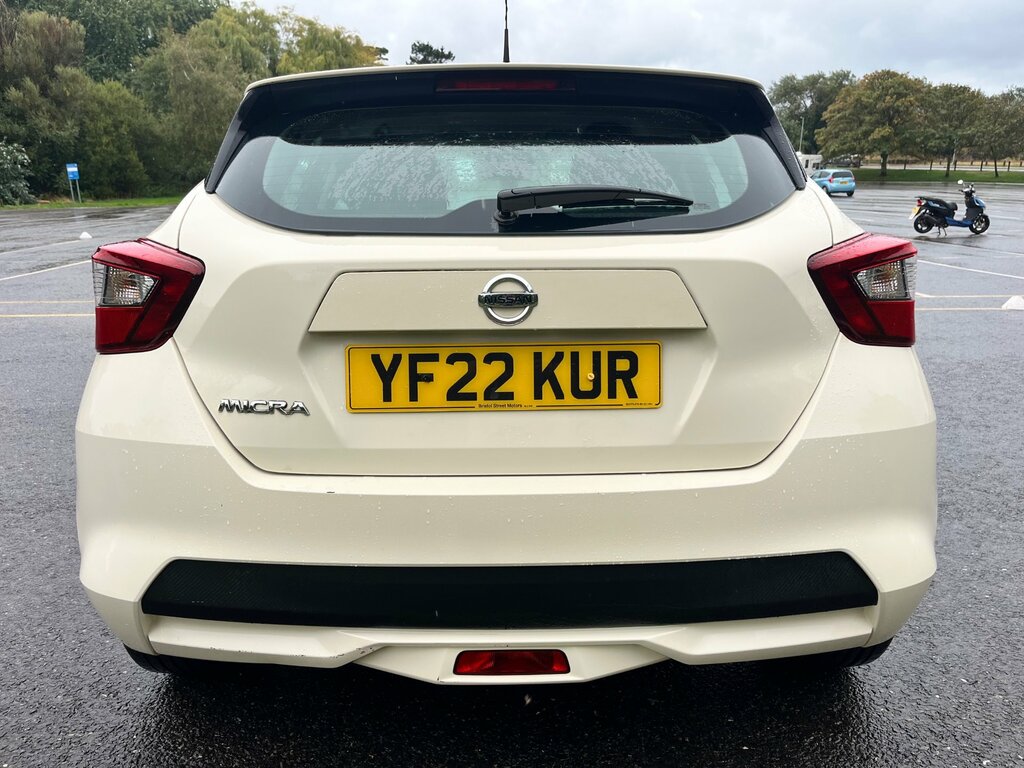 Nissan Micra 1.0 Ig-t Acenta Hatchback Xtron Euro 6 White #4