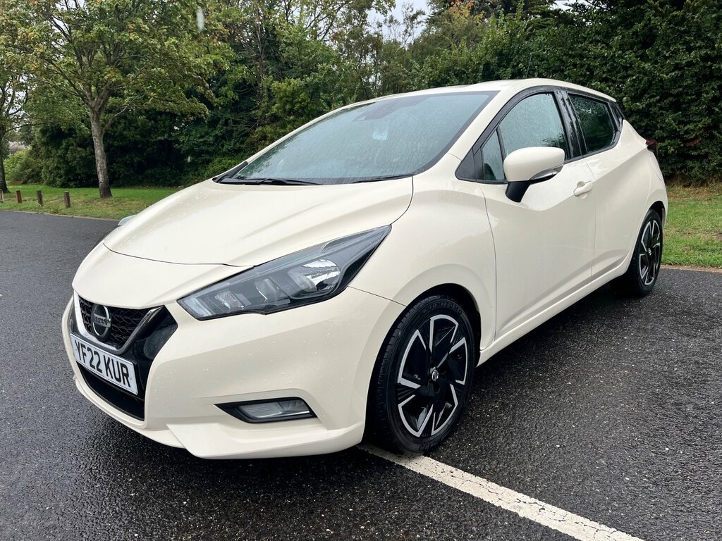 Nissan Micra 1.0 Ig-t Acenta Hatchback Xtron Euro 6 White #3