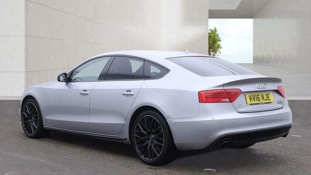 Audi A5 Hatchback 2.0 Tfsi Black Edition Plus Sportback S Silver #4