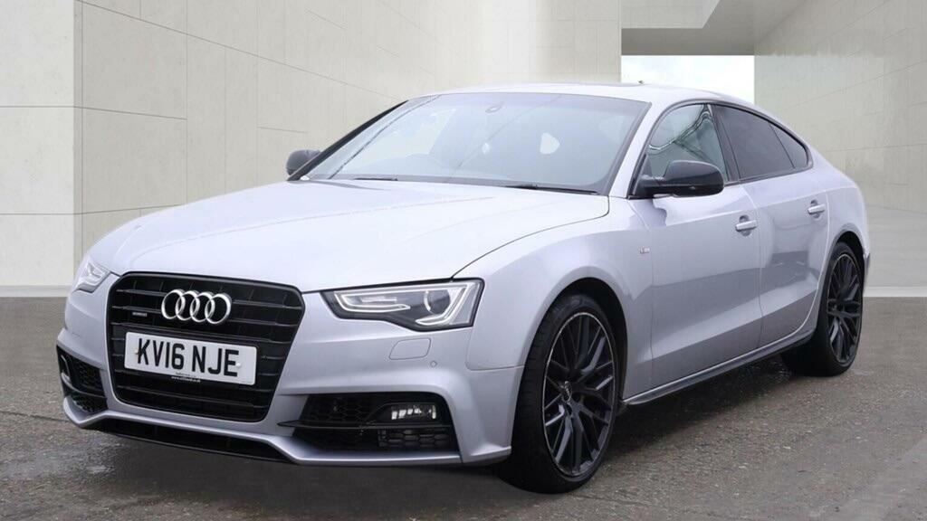 Audi A5 Hatchback 2.0 Tfsi Black Edition Plus Sportback S Silver #2