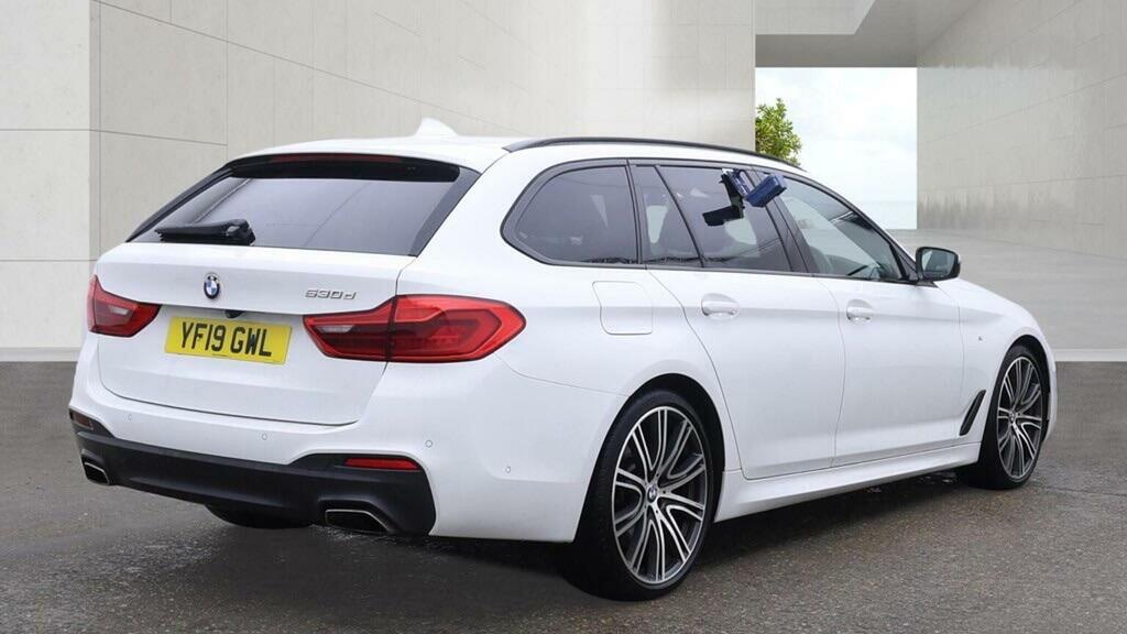 BMW 5 Series 3.0 530D M Sport Touring Euro 6 Ss White #4