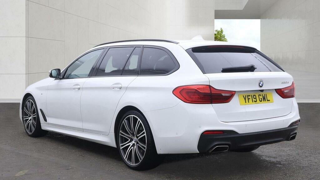 BMW 5 Series 3.0 530D M Sport Touring Euro 6 Ss White #3