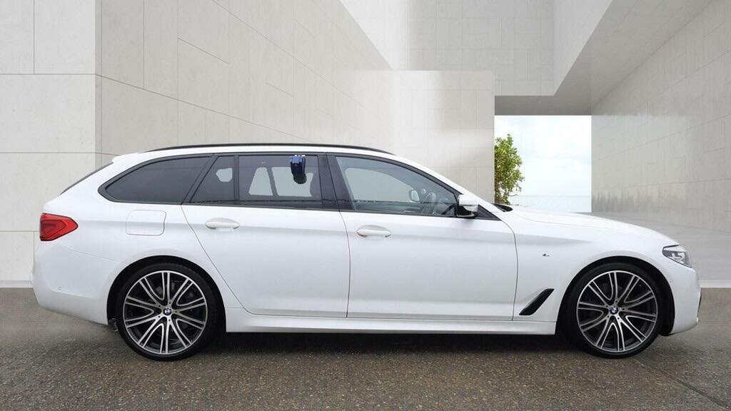 BMW 5 Series 3.0 530D M Sport Touring Euro 6 Ss White #5
