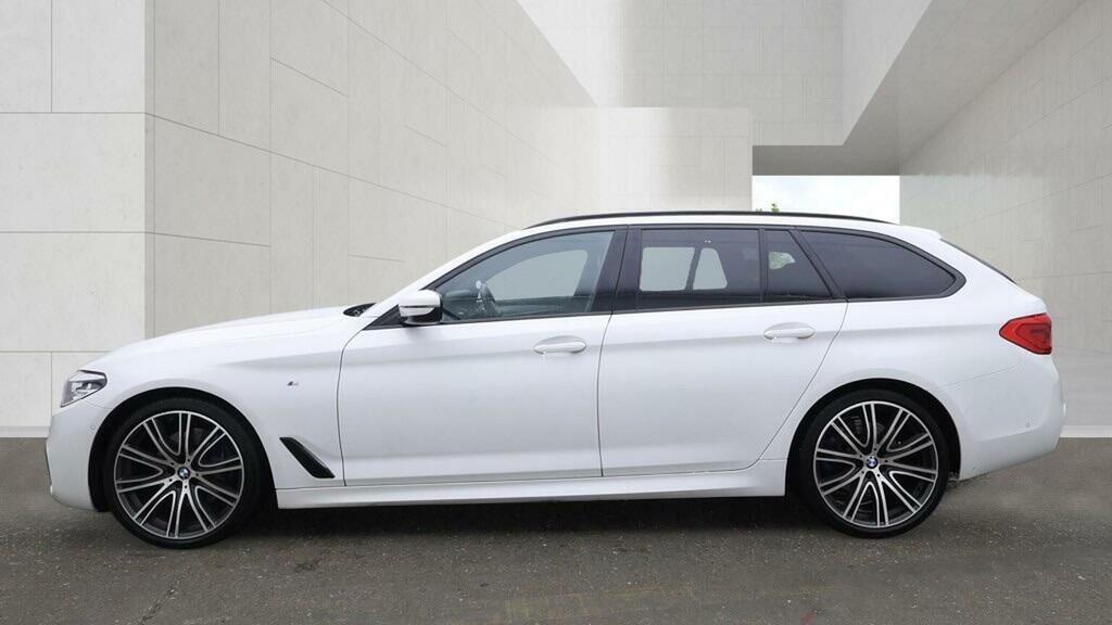 BMW 5 Series 3.0 530D M Sport Touring Euro 6 Ss White #6