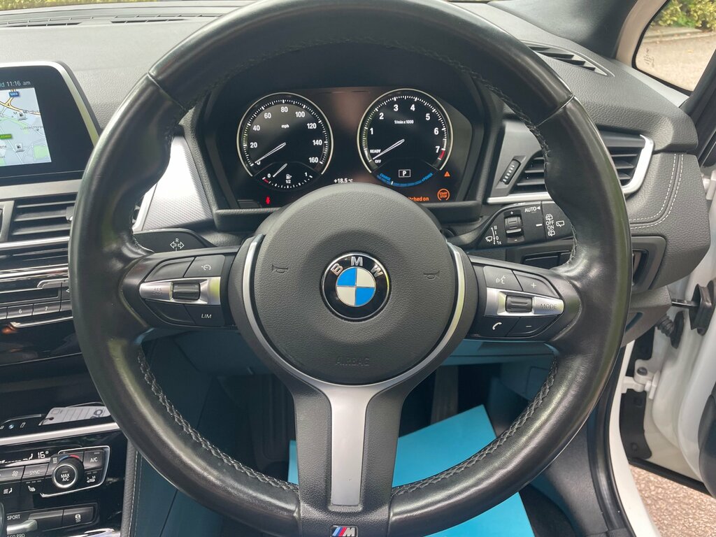 BMW 2 Series Active Tourer 218I M Sport White #42
